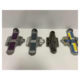 Lot of 4 Brannock Device Foot Measuring Tools Including Dr. Comfort and Junior Model
