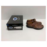 Dr. Comfort Frank One Strap Velcro Shoes Bark Size 11.5W with Original Box