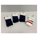 Lot of 4 Pairs of Birkenstock Unisex Socks Sizes US 6-10 EU 39-41