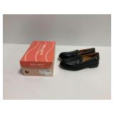 Easy Spirit Jaylin Black Leather Slip-On Loafers Women Size 10M with Original Box
