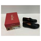 Cobb Hill Penfield Aline Black Slip-On Shoes Size 8N with Original Box