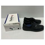 Padders Daniel Black Leather Comfort Shoes Men Size 12 WW with Box