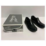 Dansko Neci Black Leather Slip-On Shoes Size 42 with Original Box