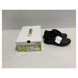 Suave Gwen Black Leather Lace-Up Comfort Shoes Size 37M with Original Box