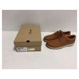 Clarks Nature 5 Tie Beeswax Leather Shoes Size 13M with Original Box