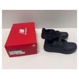 New Balance 928v3 Hook and Loop Leather Walking Shoes Black Size 9.5D with Box