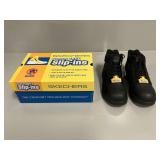 Skechers Hands Free Slip-Ins Safety Toed Work Boots Size 8.5M Black