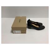 Clarks Loken Step Black Leather Women