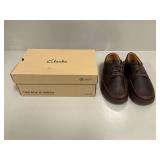 Clarks Nature 5 Lo Dark Brown Leather Shoes Size US 11M with Box