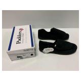 Padders Peter Feelgoodfeet Black Shoes Size 14W with Original Box
