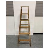 6 Ft. Wooden Step Ladder