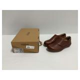 Halsa Anna Dark Brown Leather Shoes Size 8M with Original Box