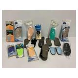 Assorted Orthotic Shoe Inserts and Insoles featuring Dr Comfort, Bogs, and Ten Seconds