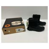 Bogs Women Cedar Quilt Black Waterproof Winter Boots Size 10 with Original Box