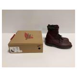 Red Wing Model 608 Brown 8 Inch Work Boots Size 13 D with Original Box