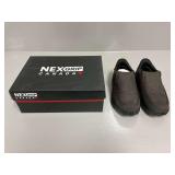 Nexgrip Ice Walker W 100g Brown Slip-On Shoes Size 7 B with Original Box