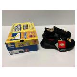 Skechers Work Slip-ins Tilido-Ombray Black Composite Toe Shoes Womens Size 7W