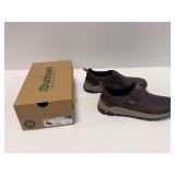 Dunham Glastonbury Slip-on Waterproof Shoes Brown Size 9D with Original Box