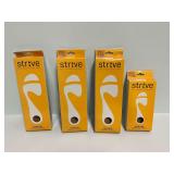Lot of Four Strive Orthotic Insoles Size Large Comfort and Slimline