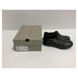 Clarks Artisan Certina Pure Black Leather Shoes Size US 8M