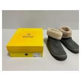 Strive Aspen Denim Fur Cuff Boots Size 40 with Original Box