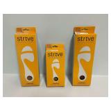 Lot of 3 Strive Orthotic Insoles Size X-Large Comfort and Slimline