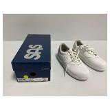 SAS Freetime White Leather Walking Shoes Size 7N with Original Box