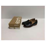 Earth Brand Edna Black Leather Loafers Size 11M with Original Box