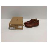 Halsa Alma Cognac Leather Shoes Size US 9.5M / EU 39.5M with Original Box