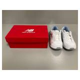 New Balance Walking Shoes White/Blue Size Women