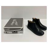 Dansko Sherry Waxy Burnished Black Ankle Boots Size 41 With Box