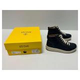 Strive Kensington II Denim Snake High-Top Shoes Size US 6.5M / EU 37.5 with Box