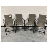 Four Seasons Courtyard Stationary Outdoor Chairs Set of (4)