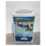 SwimWays Aquaria Pineapple Pong Float Pool Float and Game Blue