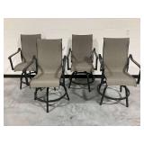 Four Seasons Courtyard Manhattan Seating Set Swivel Chairs - Set of 4
