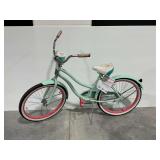 Huffy 24 in. Seafoam Green and Pink Cruiser Bicycle with Cup Holder