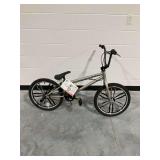 Huffy 20-in. BMX Bicycle with Silver Finish and Black Mag Wheels
