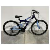Ozone 500 Shock Force 27.5 in. Mountain Bike... Dark Blue and Light Blue