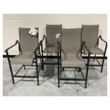 Four Seasons Courtyard Outdoor Stationary Chairs Set of (4)
