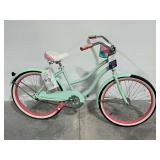 Huffy 24 in. Perfect Fit Cruiser Bicycle in Mint Green and Pink