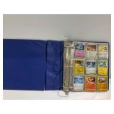 Trading Card Binder with Pokemon Cards...11 Pages