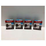 (4) New Kwikset Austin Lever Door Lock Sets