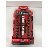 New Craftsman 22-Piece 1/2-in. Drive Gunmetal Chrome Mechanics Tool Set