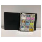 Trading Card Binder with Pokemon Trading Cards...11 Pages