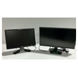 (2) Dell Flat Panel Monitors