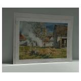 Charles L. Peterson Signed and Numbered Burning Leaves Print
