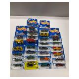 (28) Hot Wheels Diecast Vehicles in Original Packaging