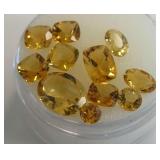 Faceted Citrine Gemstones....5.90 carats