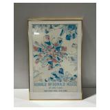 Framed Ronald McDonald House Poster with Dorothy Gillespie Signature