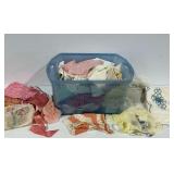 Textiles Assortment... Aprons, Embroidered Work. and Fabric